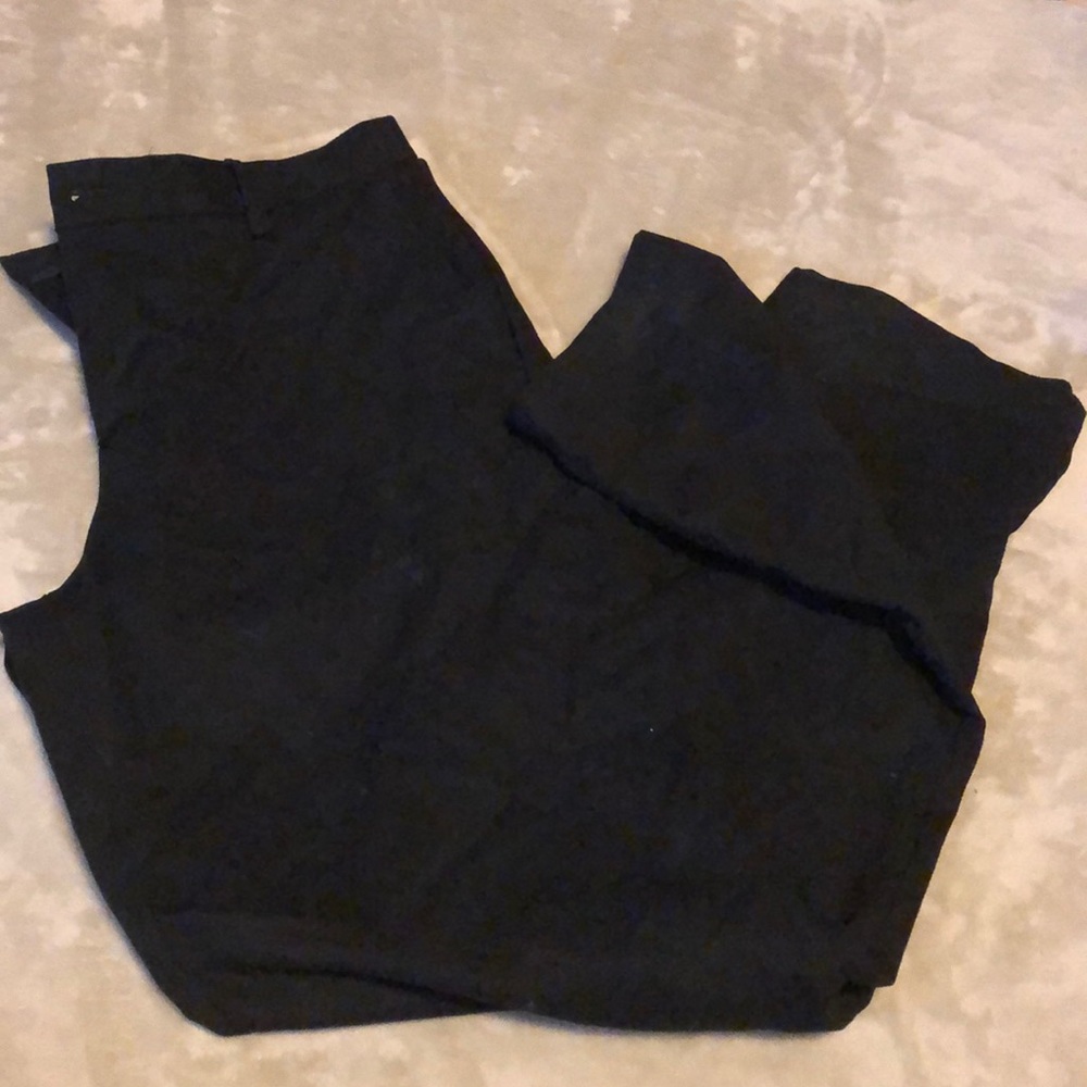 Men’s black slacks